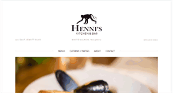 Desktop Screenshot of henniskitchenandbar.com