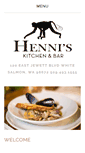 Mobile Screenshot of henniskitchenandbar.com
